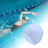 Unique Bargains Silicone Waterproof Geometric Pattern Swim Cap 1 Pc - 2 of 4