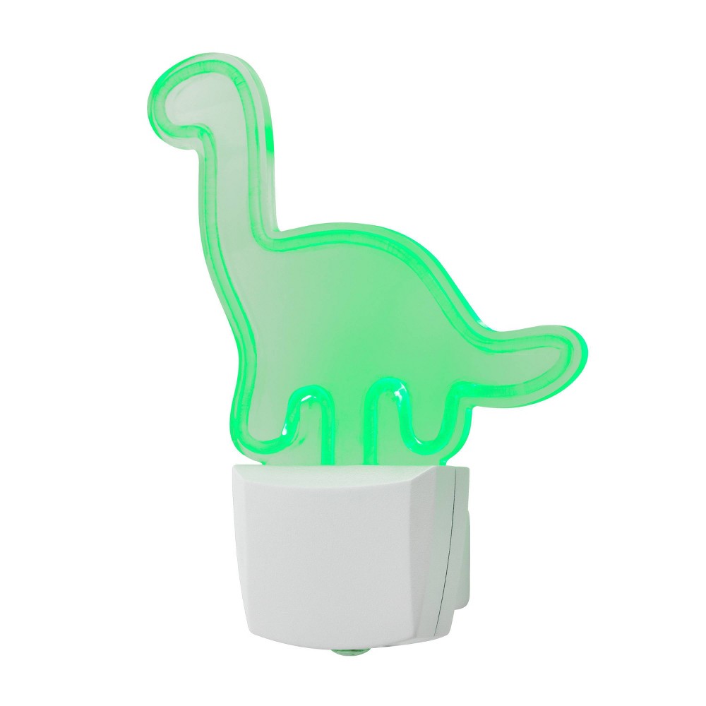 Photos - Floodlight / Street Light Energizer LED Dinosaur Automatic Night Light: Kids' Plug-In Nightlight, Green, Electric, 5W, All Ages, No Assembly Required