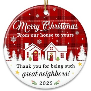 Lomsoe Neighbor Christmas Ornaments Best Christmas Neighbors Gift Next Door Neighbor Gift Friendship Gifts Christmas Decor Christmas Gift - 1 of 1