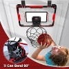Mini Basketball Hoop Over Door with Electronic Scoreboard Indoor Sport Toy for Boys Ages 5-10 - 3 of 4