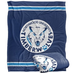 Northwood University Primary Logo Silky Touch Blanket White 50x60 - 1 of 4
