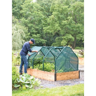 Polyethylene 3-Season Plant Protection Tent with Zippered Doors