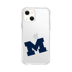 NCAA Michigan Wolverines Clear Tough Edge Phone Case - iPhone 13 mini - 1 of 3