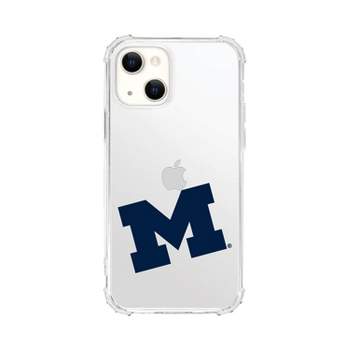 NCAA Michigan Wolverines Clear Tough Edge Phone Case - iPhone 13 mini