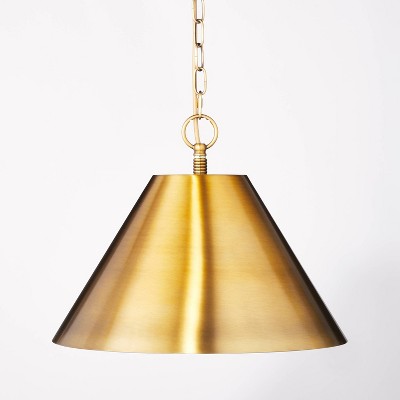 Metal Wall Sconce (includes Led Light Bulb) Brass - Threshold™ Designed  With Studio Mcgee : Target