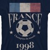 Team Gear Vintage France 1998 Youth Navy Crew Neck Short Sleeve T-shirt -Medium - 2 of 4