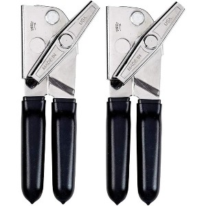 EZ-DUZ-IT Deluxe Can Opener with Black Grips (Set of 2) - 1 of 4