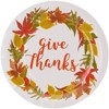 Juvale 80 Pack Give Thanks Disposable Paper Plates, Thanksgiving Party Supplies, 9 In - 4 of 4