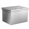 Drop in Ice Chest, 304 Stainless Steel Ice Cooler, Built-in Ice Bin with Hinged Cover & Drain Pipe, for Outdoor Kitchen Bar Counter (Multiple Sizes) - 2 of 4