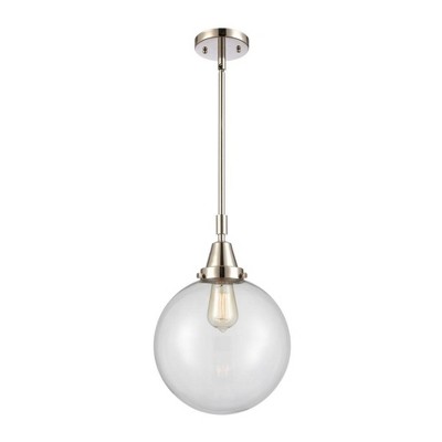 Beacon - 1 Light Stem Hung Mini Pendant In Industrial Style-14.13 Inches Tall and 10 Inches Wide