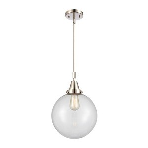 Beacon - 1 Light Stem Hung Mini Pendant In Industrial Style-14.13 Inches Tall and 10 Inches Wide - 1 of 1