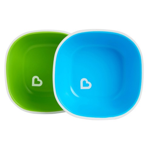 Suction Bowl 2-BOWLS / Blue + Green
