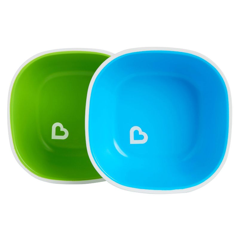 Munchkin Splash Toddler Bowls - 2pk - Blue/Green, 1 of 5