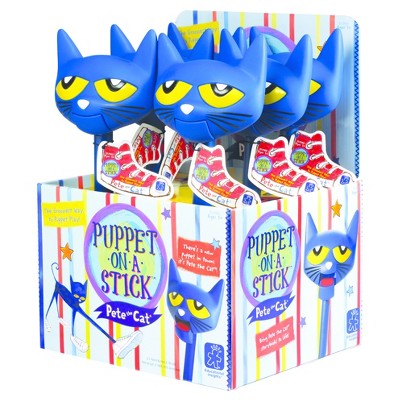 Educational Insights Pete The Cat Puppet On A Stick Party Display