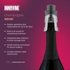 Innovine Champagne & Sparkling Wine Saver with Pressure-Sealing System and Date Tracker, Stainless Steel Construction, Easy to Use, Set of 1 - 2 of 4