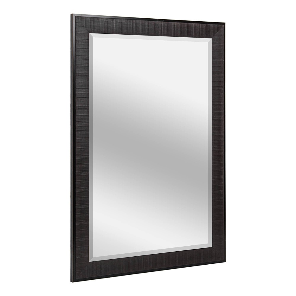 Photos - Wall Mirror 29.5" x 41.5" Rustic Frame Mirror Brown - Head West