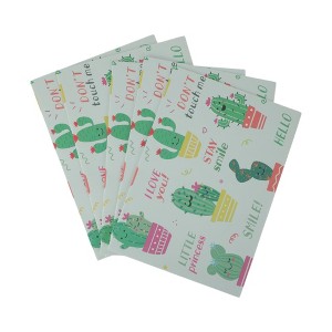 Unique Bargains Gift Wrap Paper White Kraft 27.56" x 19.69" 5Pcs - 1 of 4