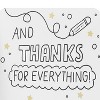 Carlton Cards Teacher Appreciation Thank You Coloring Card High Five - 3 of 4