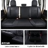 2009-2018 Ram 1500, 2010-2024 Ram 2500 3500 Crew Cab Custom Fit Seat Covers Coverado Leather Auto Seat Protector with Concave Front, Split Curved Back/ Flat Back Seats Full Coverage - 3 of 4