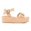 Fashion To Figure Women's Winnie Platform Sandals - Wide Width - 14, NUDE - 2 of 4