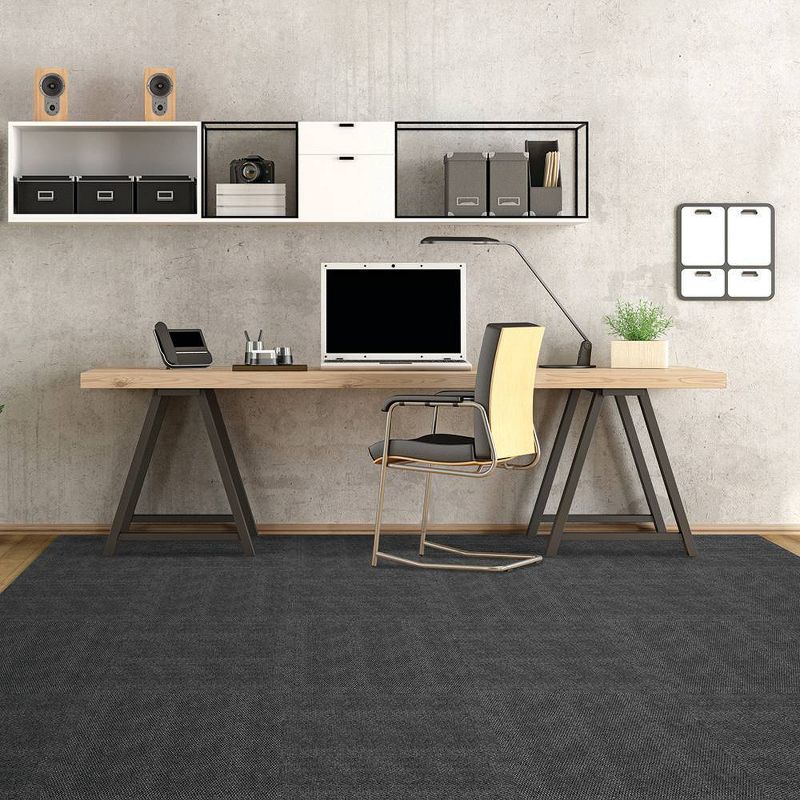 24" 15pk Hobnail Self-Stick Carpet Tiles - Foss Floors, 3 of 9