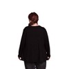 Women's Waffle Knit Long Sleeve Top - Plus - On The Plus Side - 2 of 3
