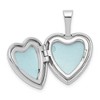 Black Bow Jewelry Sterling Silver 12mm Polished Heart Locket - 4 of 4
