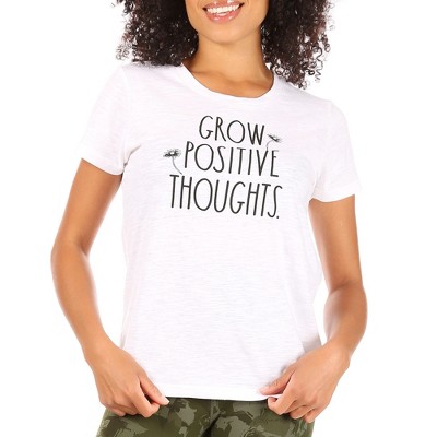 RAE DUNN - Women's Short Sleeve Classic Slub T-Shirt