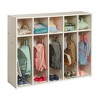 ECR4Kids Streamline 5-Section Toddler Coat Locker - 3 of 4