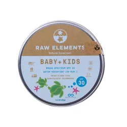 Raw Elements Baby + Kids Mineral Sunscreen Tin - SPF 30+ - 3oz