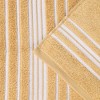 Zero Twist Cotton Solid and Jacquard Bathroom Towel Set by Blue Nile Mills - 3 of 4