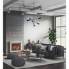 Progress Lighting Cornett 6-Light Chandelier, Brushed Nickel, Metal Reflector Shades - 2 of 3