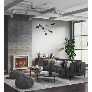 Progress Lighting Cornett 6-Light Chandelier, Brushed Nickel, Metal Reflector Shades - 1 of 4