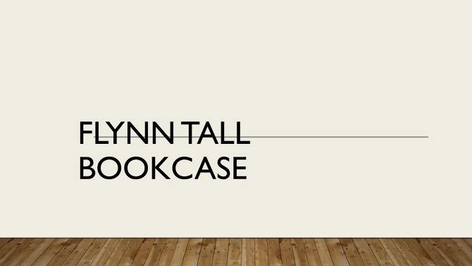 72&#34; Flynn Tall Bookcase Chestnut/Black - Carolina Chair &#38; Table, 2 of 5, play video