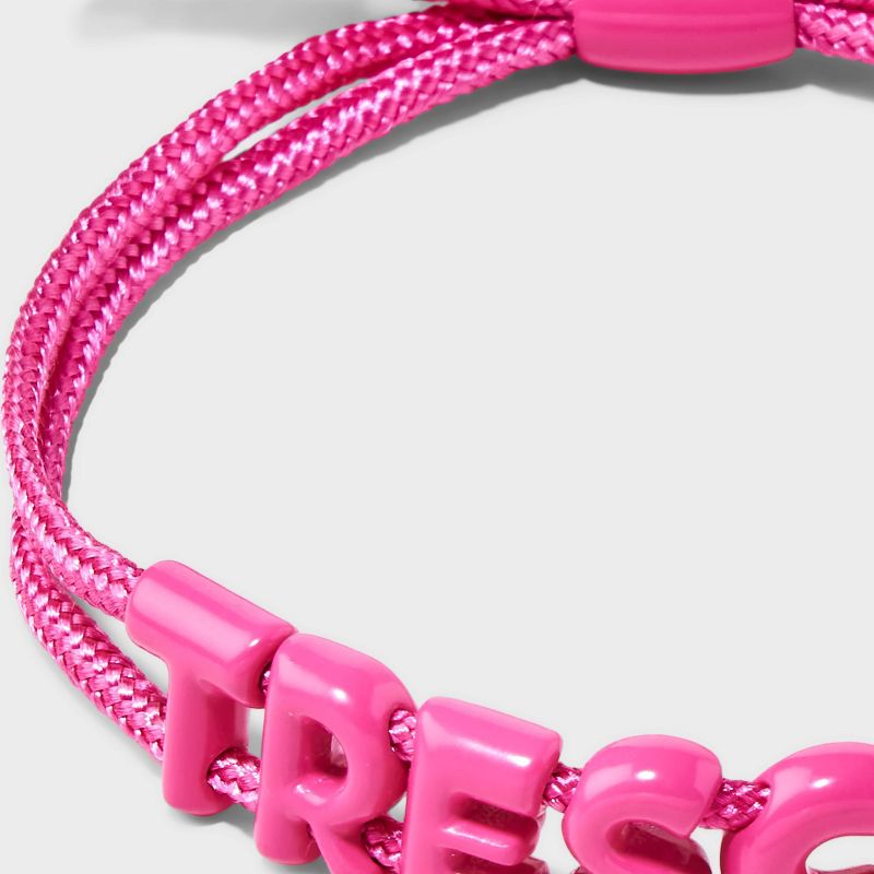 SUGARFIX by BaubleBar Tres Chic Pull-Tie Bracelet - Pink, 4 of 5