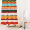 Deny Designs the Whiskey Ginger Vintage Striped Pattern Shower Curtain - 2 of 3