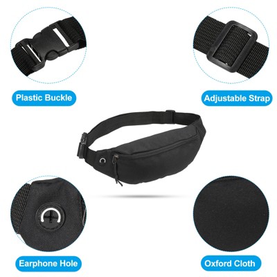 Unique Bargains Waterproof Adjustable Strap Ample Storage Fanny Pack for Traveling - image 3