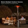 East Oak 48000 BTU Torch Patio Propane Outdoor Portable Heater Gray - 3 of 4