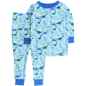 RuffleButts Gender Inclusive Viscose from Bamboo Long Sleeve Pajama Set - 1 of 4