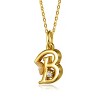 Personalized 14K Gold Plated Initial Pearl Pendant Necklace for all ages: A Charming gold Elegant Keepsake Gift - 3 of 3