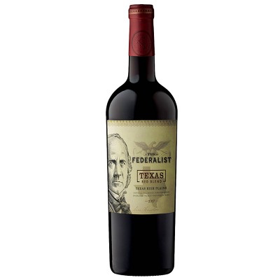 The Federalist Texas Red Blend Wine - 750ml Bottle