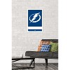Trends International NHL Tampa Bay Lightning - Logo 21 Framed Wall Poster Prints - 2 of 4