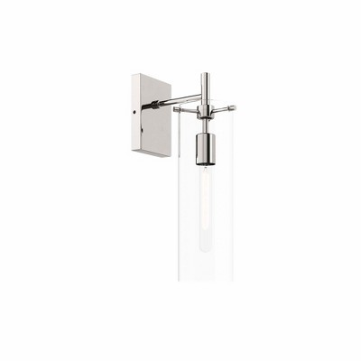 Modway Skylark Wall Sconce – Modern Metal Sconce with Frosted Glass Shade, Ideal for Hallway or Bathroom Lighting