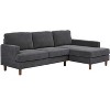 TiramisuBest 86" Gray Upholstered Pull-Out Sofa Bed - 2 of 4