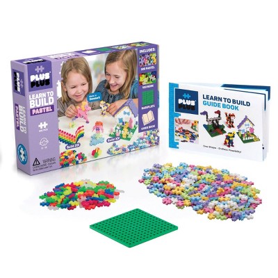Plus-Plus Learn to Build Pastel - STEM Building Set - 400 Pieces