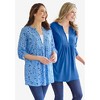 Woman Within Plus Size 7-Day Layered-Look Tunic - 4 of 4