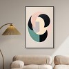 Art Remedy Cubist Style Jade Ring Contemporary Shapes Abstract Wall Art Framed - 2 of 4