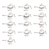 Unique Bargains 5D False Eyelashes Black 7 Pairs - 3 of 4