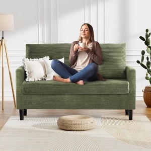 50" Loveseat Sofa,Tool-Free Setup Small Couches - 1 of 4