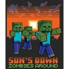 Women's Minecraft Sun's Down Zombies Around T-Shirt - 2 of 4